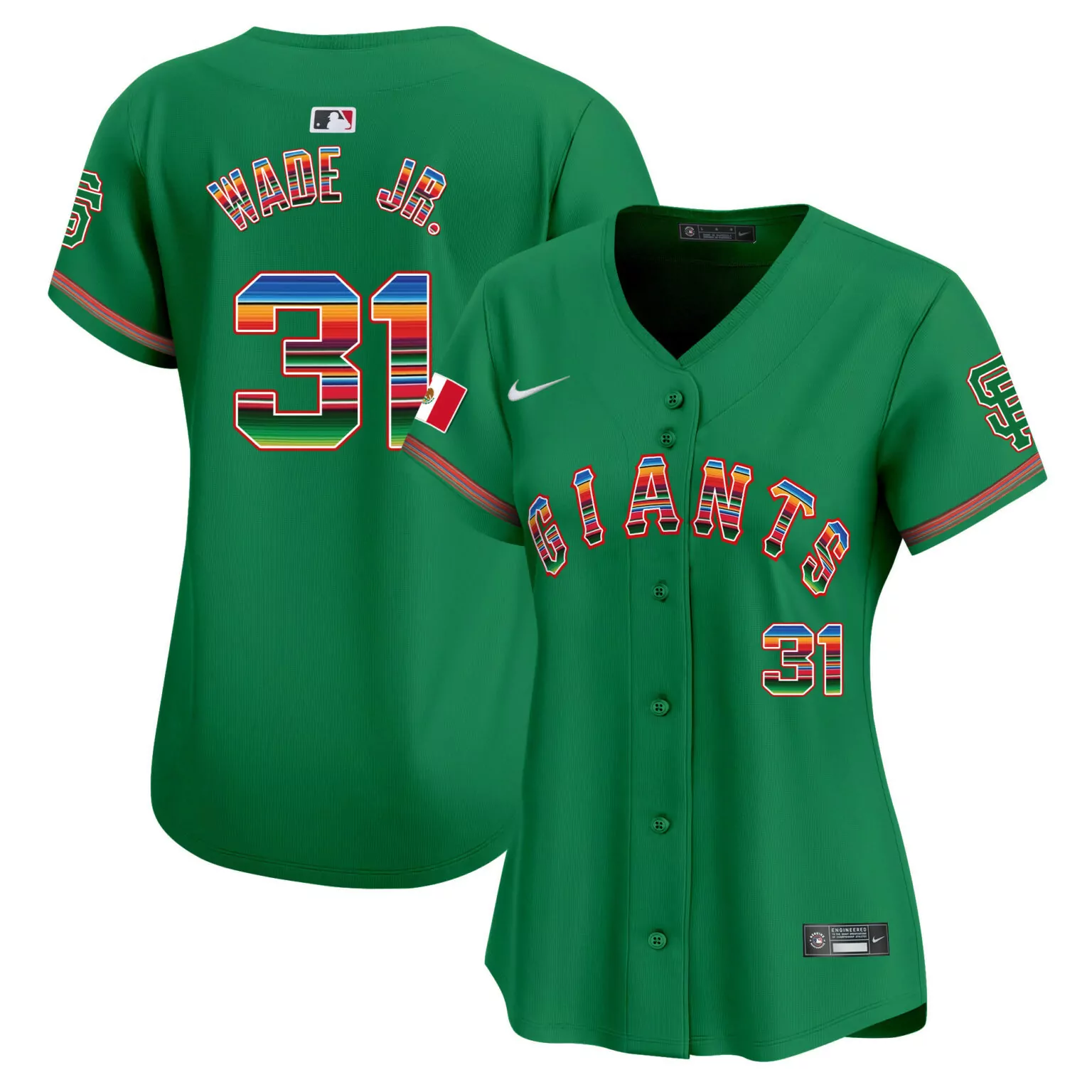 Customizable Green lamonte wade jr san francisco giants mexico jersey all stitched 2088