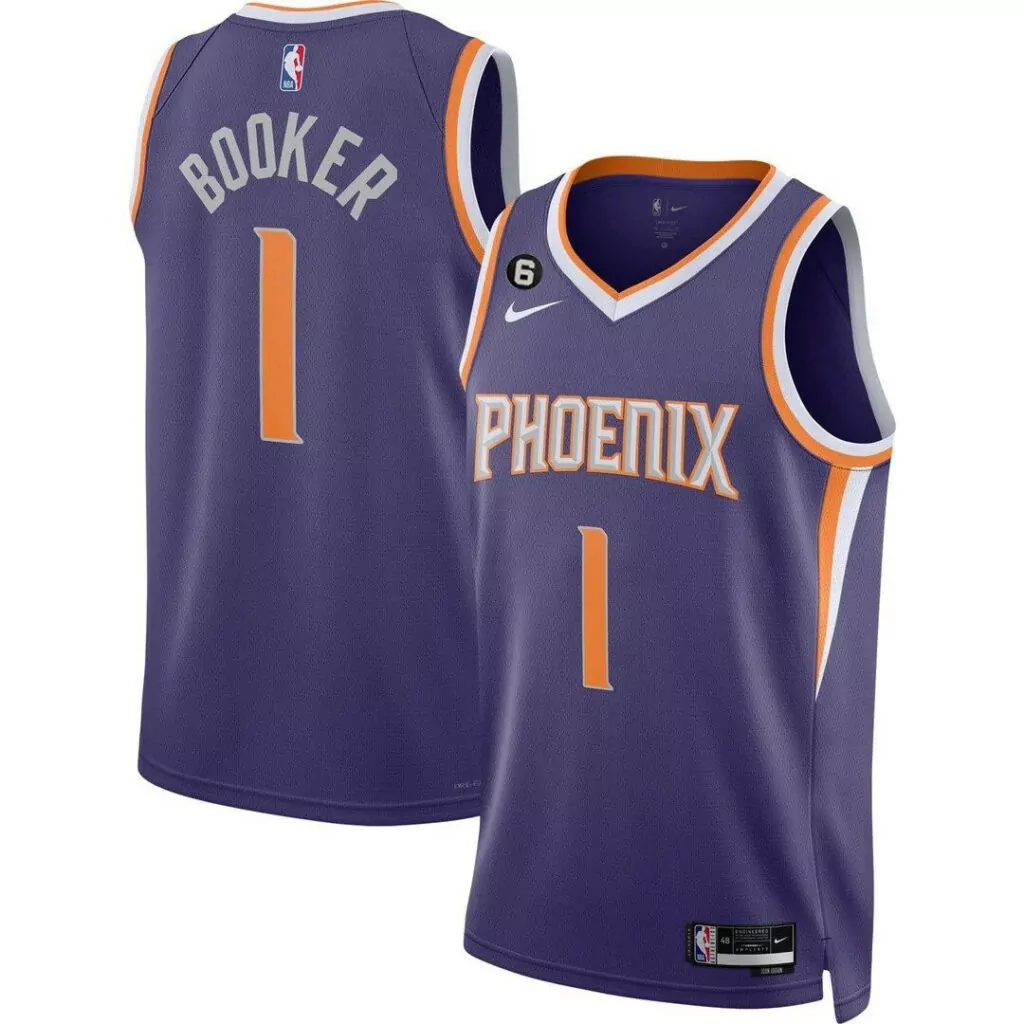 Custom Icon devin booker phoenix suns players swingman jersey all stitched 5250