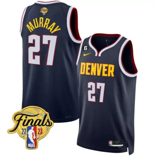 Custom Icon edition jamal murray denver nuggets nba finals patch jersey collection all stitched 6279