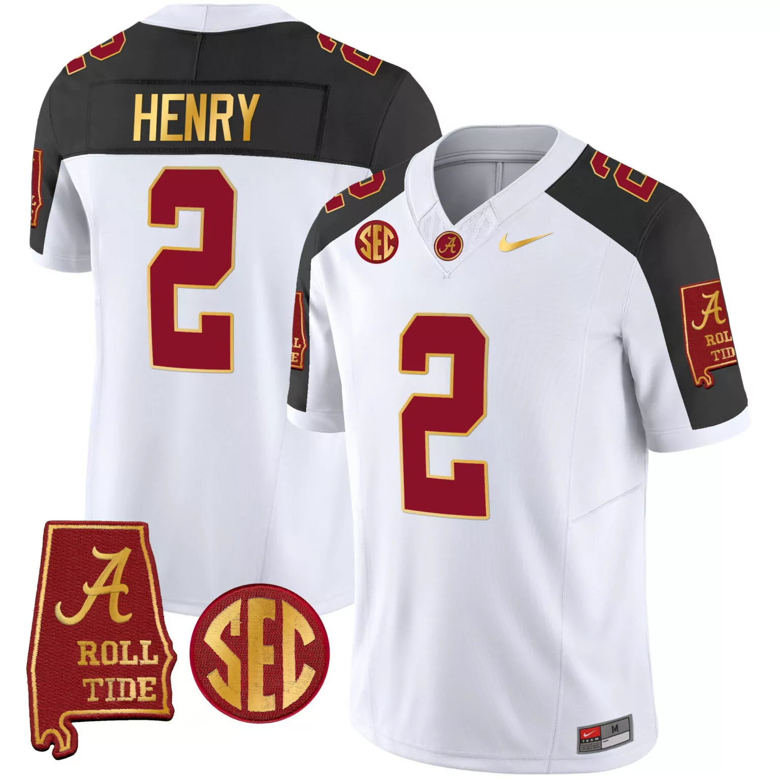 Customizable Inverted derrick henry alabama crimson tide gold trim jersey v3 alabama map all stitched 3815
