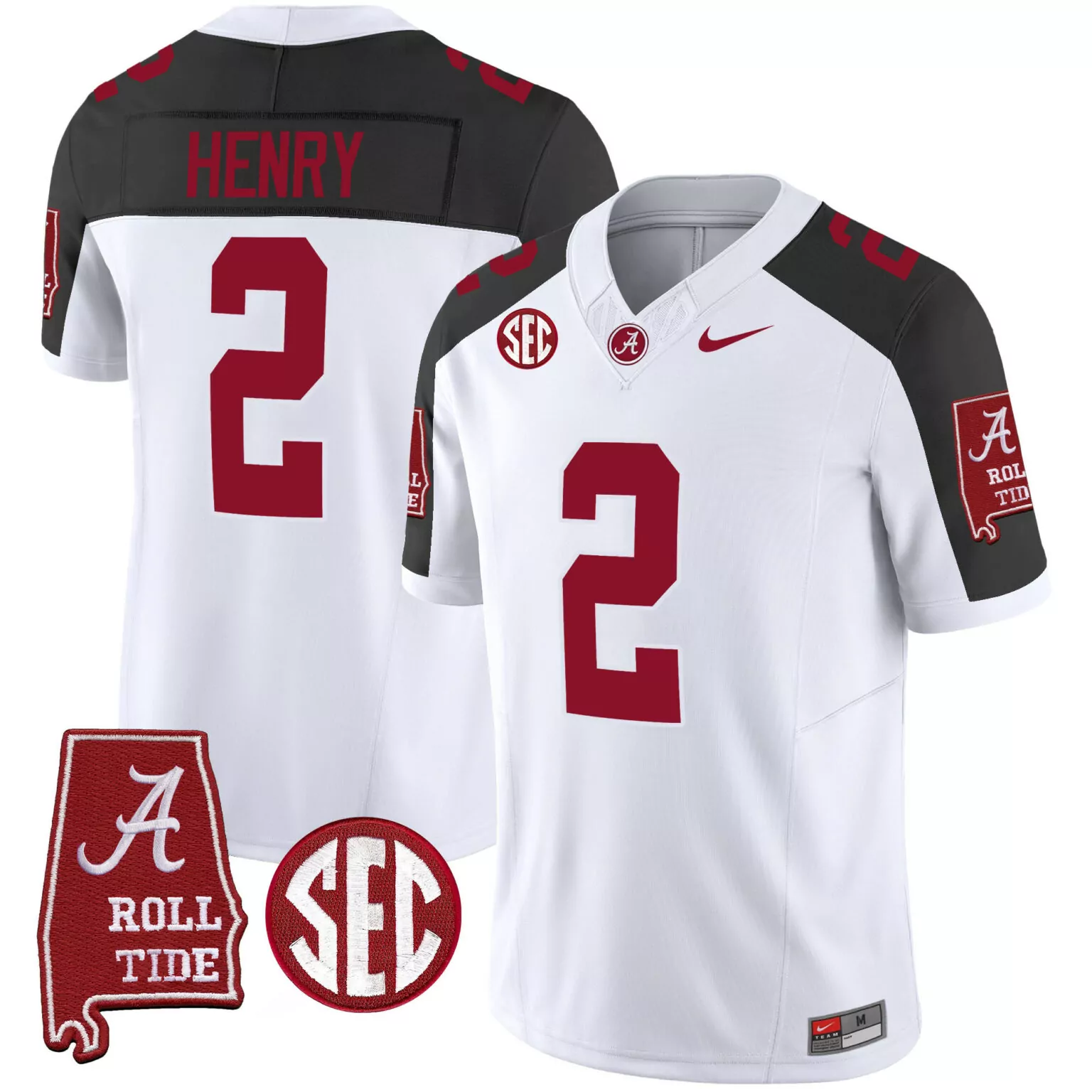Customizable Inverted derrick henry alabama crimson tide jersey v5 alabama map all stitched 9633