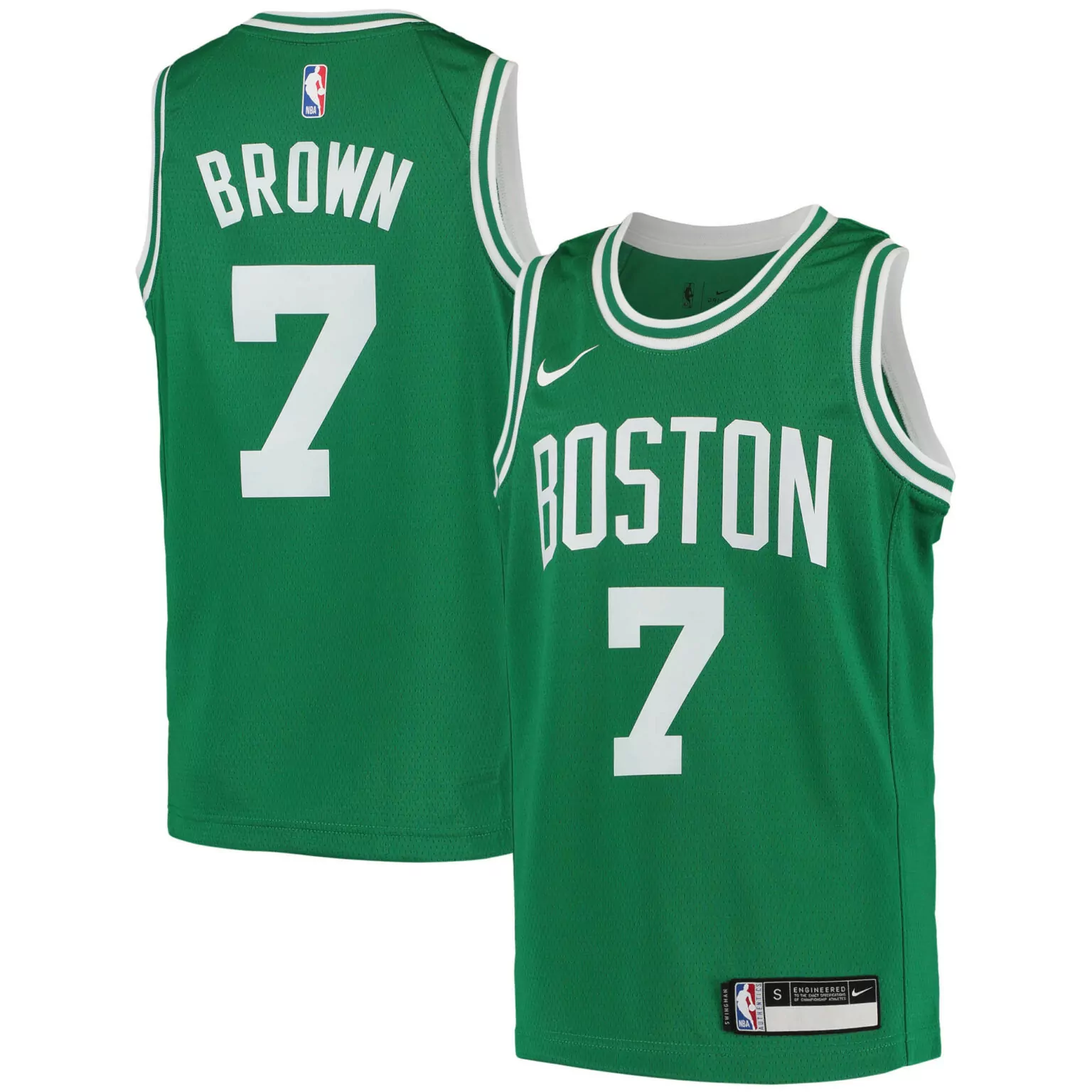 Personalized Jaylen brown boston celtics 202021 jersey icon edition kelly green nba 2820