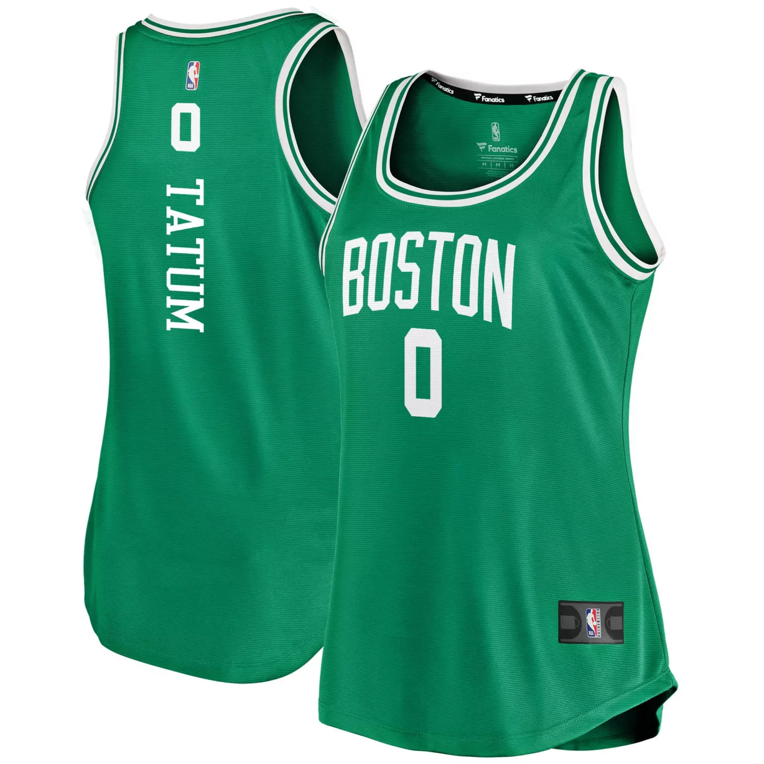 Personalized Jayson tatum boston celtics fast break team tank jersey icon edition kelly green nba 4673