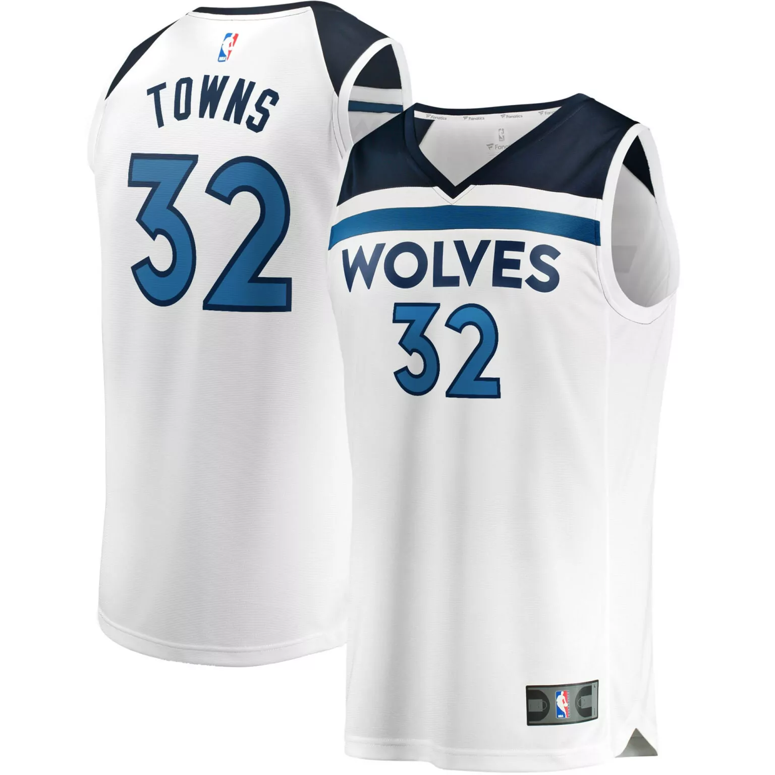 Custom Karlanthony towns minnesota timberwolves fast break player jersey association edition white nba 8718
