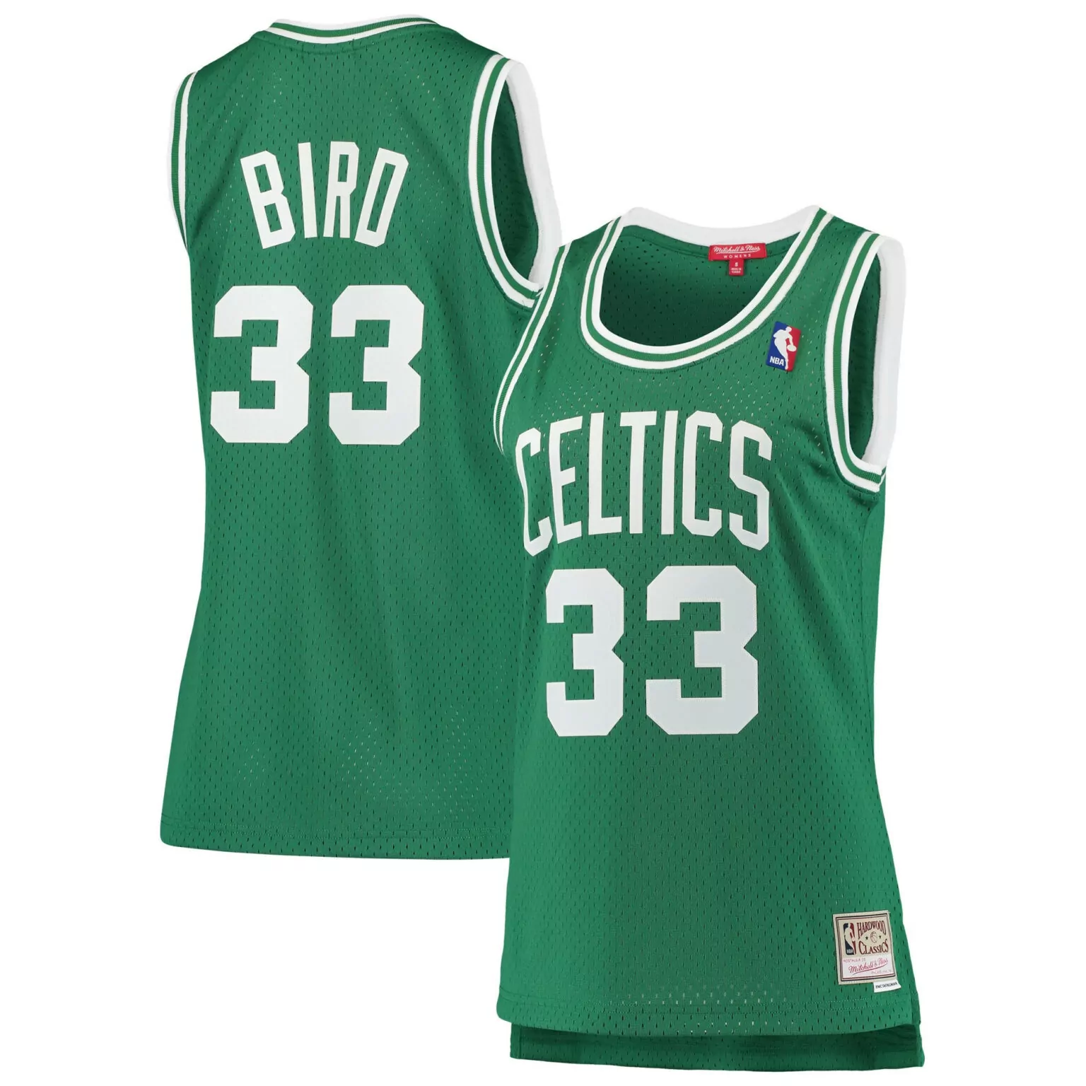 Personalized Larry bird boston celtics 198586 hardwood classics jersey kelly green nba 1385