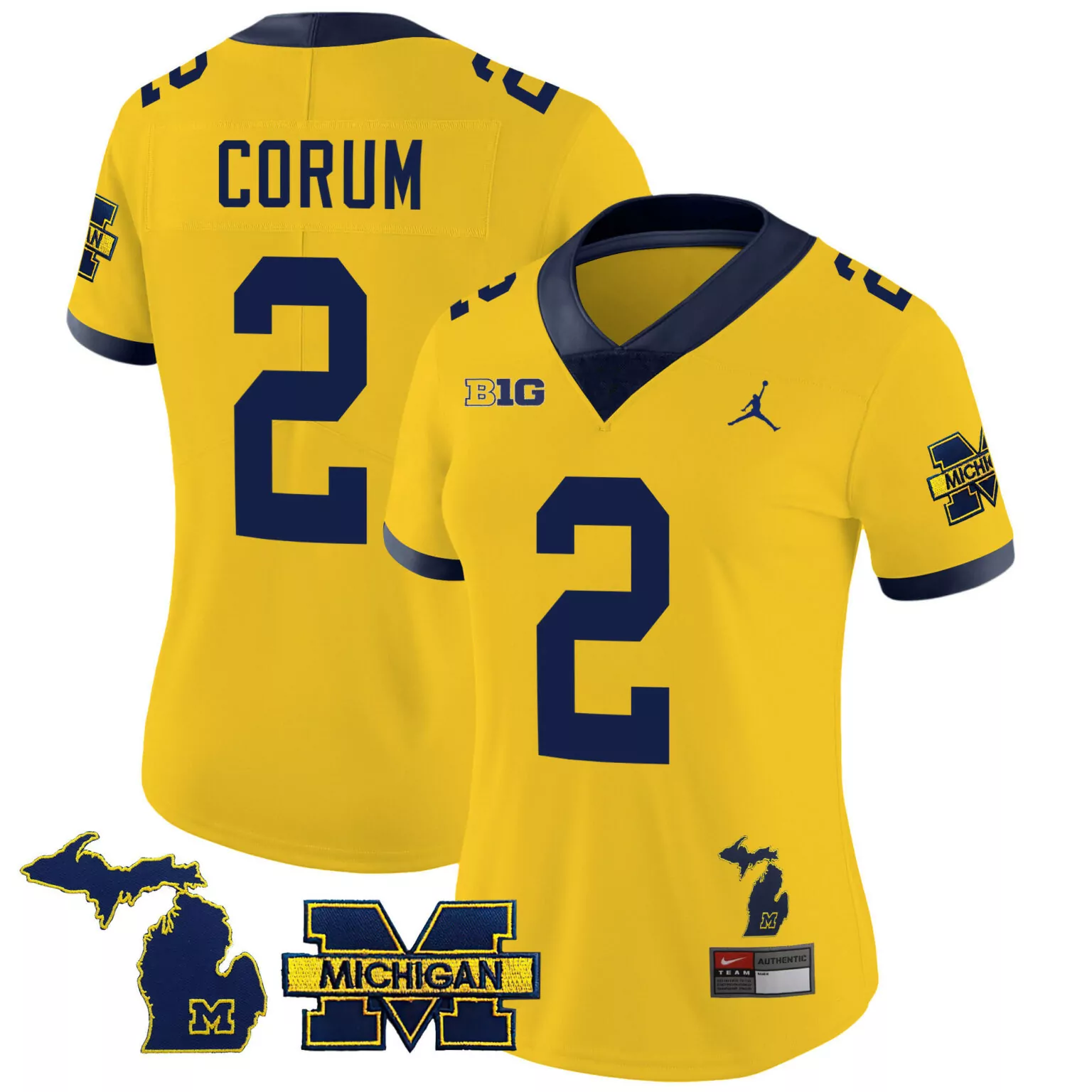 Personalized Maize blake corum michigan wolverines 2023 special jersey all stitched 5249