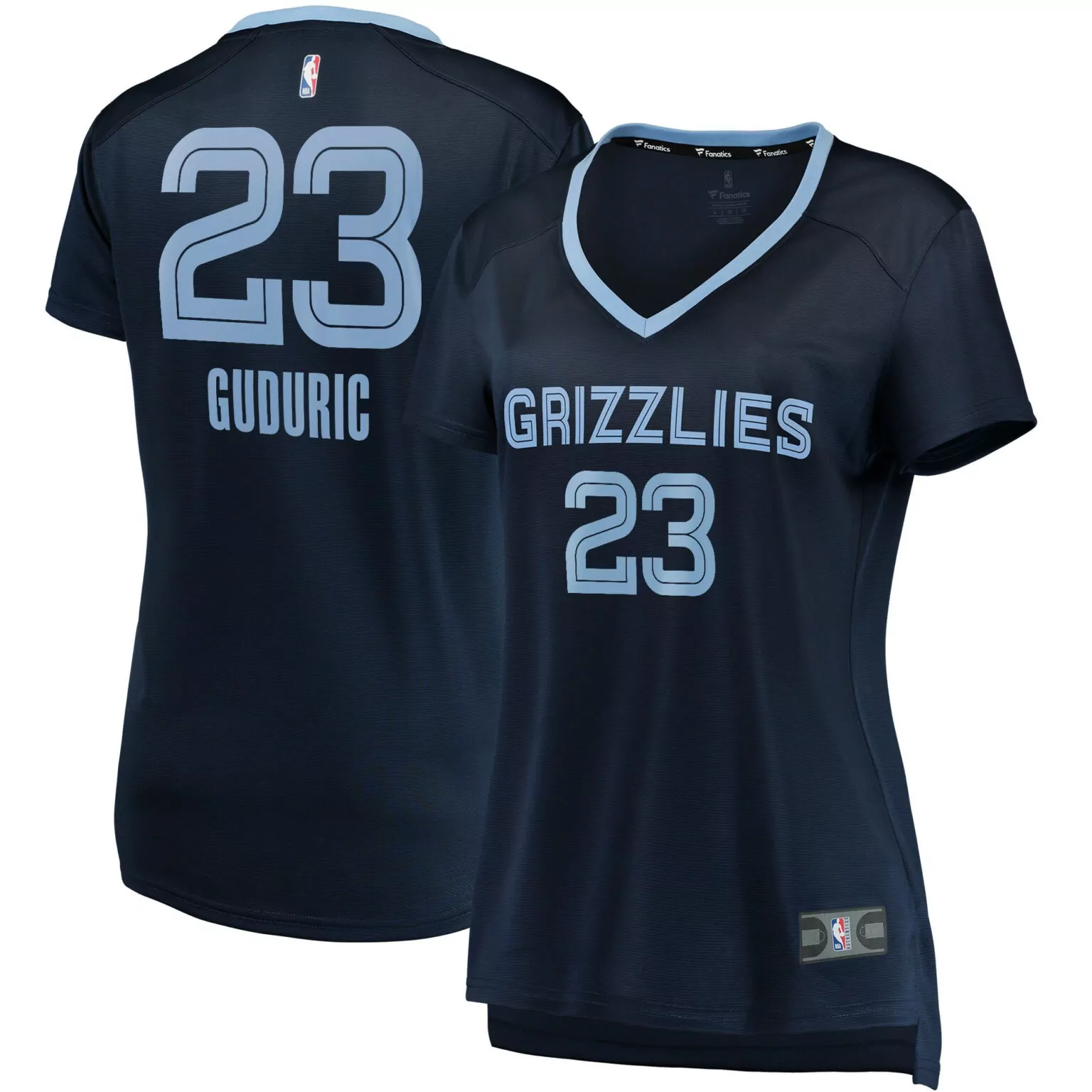 Personalized Marko guduric memphis grizzlies fast break player jersey icon edition navy nba 6364