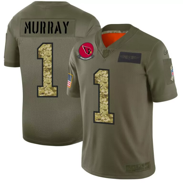Customizable Mens arizona cardinals 1 kyler murray 2019 olivecamo salute to service stitched jersey 7514