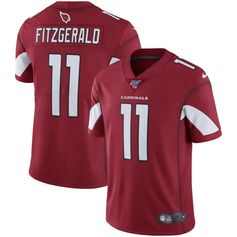 Personalized Mens arizona cardinals 11 larry fitzgerald red 2019 100th season vapor untouchable stitched jersey 3289