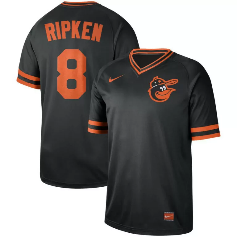 Customizable Mens baltimore orioles 8 cal ripken jr navy cooperstown collection legend stitched jersey 8413