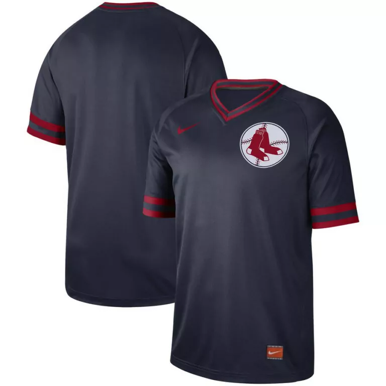 Customizable Mens boston red sox blank navy cooperstown collection legend stitched jersey 8803