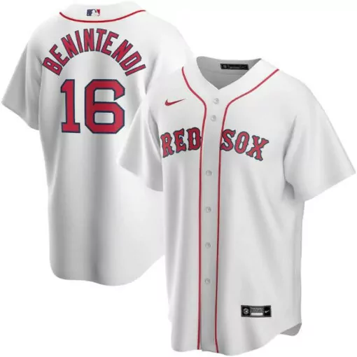 Personalized Mens boston red sox white 16 andrew benintendi cool base stitched jersey 8076