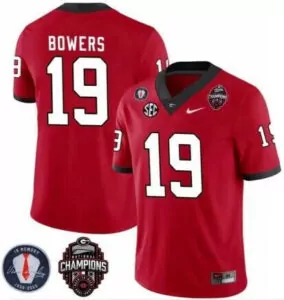 Personalized Mens georgia bulldogs custom red 2022 national champions stitched jersey 6869
