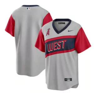 Personalized Mens los angeles los angeles angels blank 2021 little league classic road cool base stitched jersey 5588