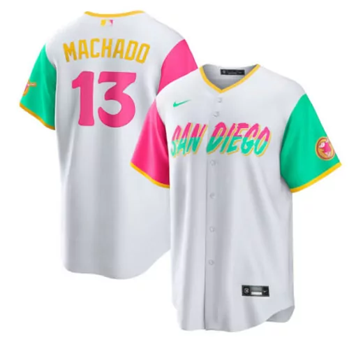 Customizable Mens san diego padres 13 manny machado brown 2024 home stitched jersey 5184