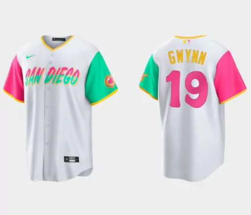 Custom City connect tony gwynn san diego padres 2024 world tour seoul series patch jersey all stitched 5966