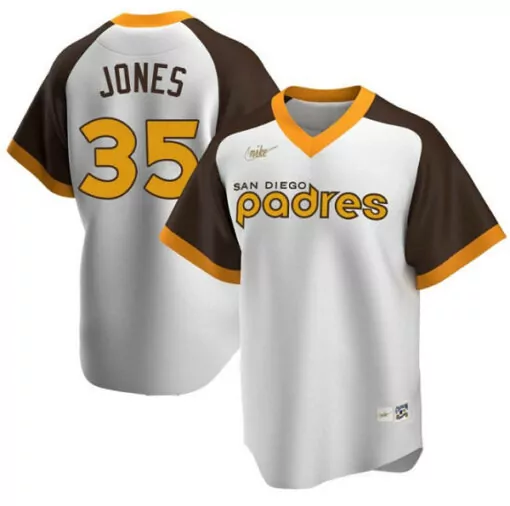 Customizable Mens san diego padres 28 jos azocar white cool base stitched jersey 3796