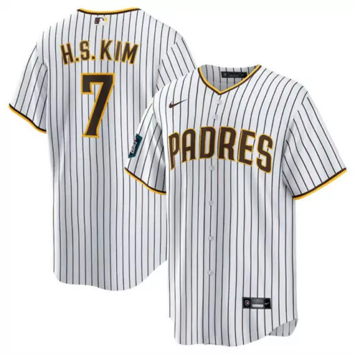 Customizable Mens san diego padres 44 joe musgrove white 2024 home stitched jersey 9292