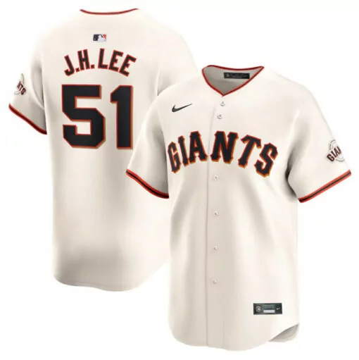 Custom Cream home jung hoo lee san francisco giants 2024 willie mays patch jersey v2 all stitched 4540
