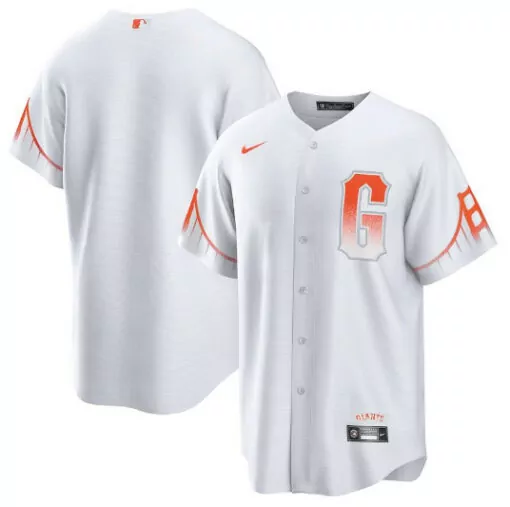 Customizable Mens san francisco giants blank white city connect cool base stitched jersey 7356