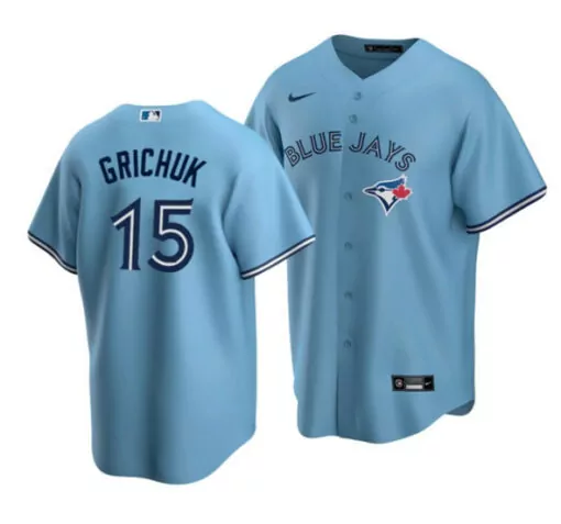 Personalized Mens toronto toronto blue jays 15 whit merrifield light blue cool base stitched jersey 3241