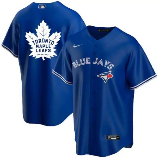 Personalized Mens toronto toronto blue jays leafs royal with white leafs log cool base stitched jersey 8899