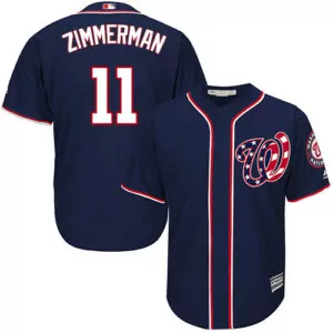Customizable Mens washington nationals 11 ryan zimmerman navy cool base stitched jersey 6774