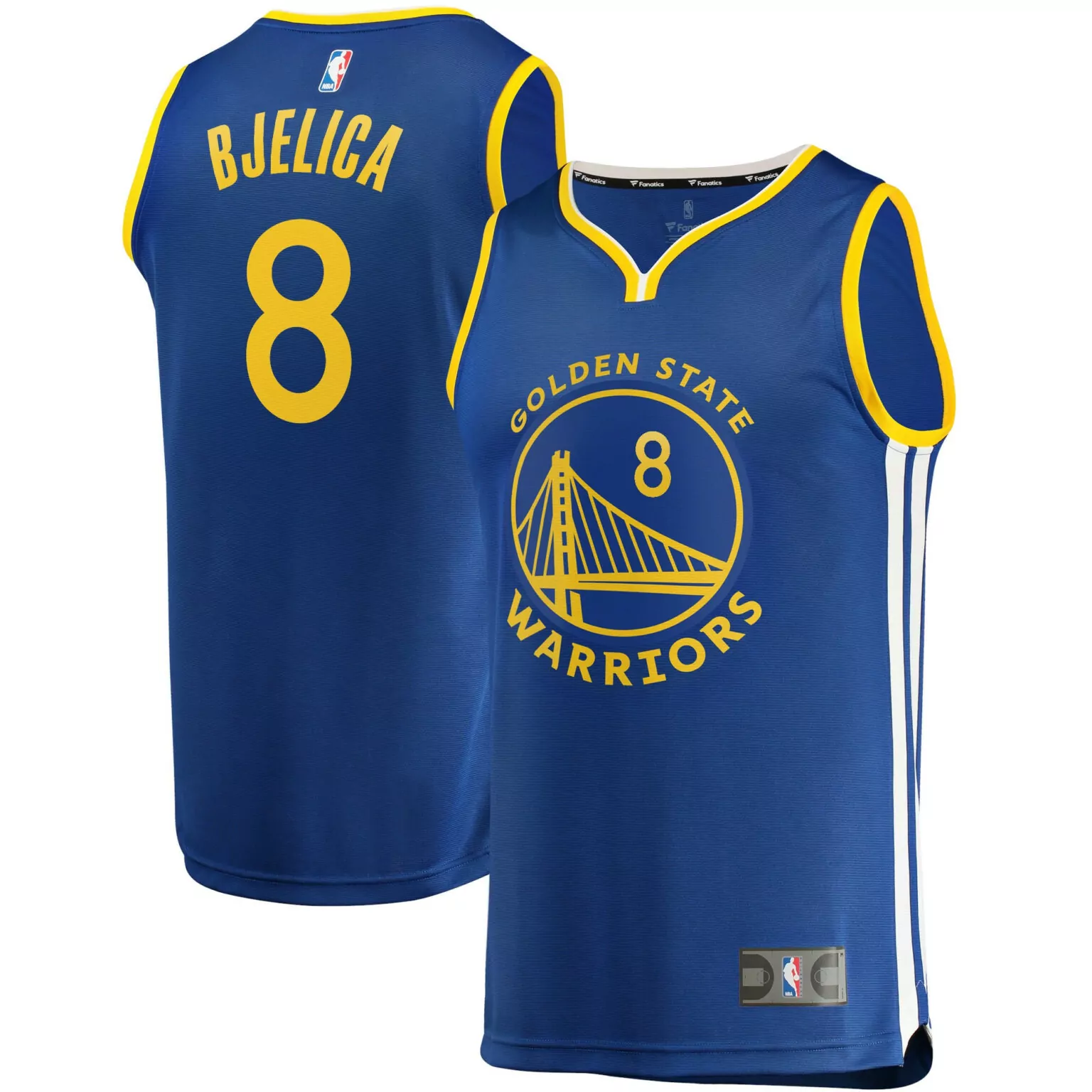 Custom Nemanja bjelica golden state warriors 202122 fast break jersey icon edition royal nba 9346