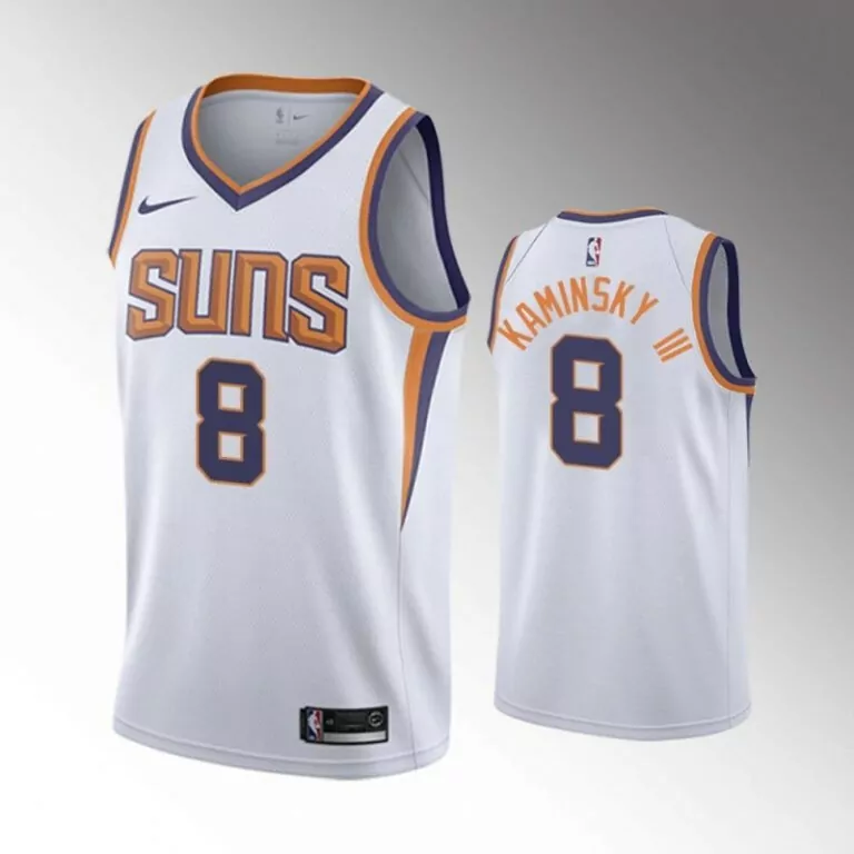Personalized Phoenix suns frank kaminsky iii 8 2020 nba new arrival white jersey 7987
