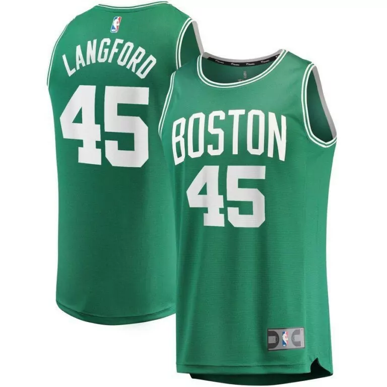 Custom Romeo langford boston celtics 2019 nba draft first round pick fast break jersey kelly green icon 2019 9551