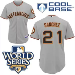 Personalized San francisco giants 2 denard span white pink women cool base jersey 3486