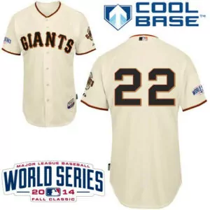 Personalized San francisco giants 21 freddy sanchez cool base 2010 world series patch black stitched jersey 4591
