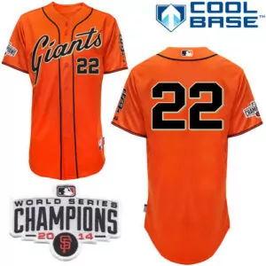 Personalized San francisco giants 21 freddy sanchez cool base 2010 world series patch black stitched jersey 4591