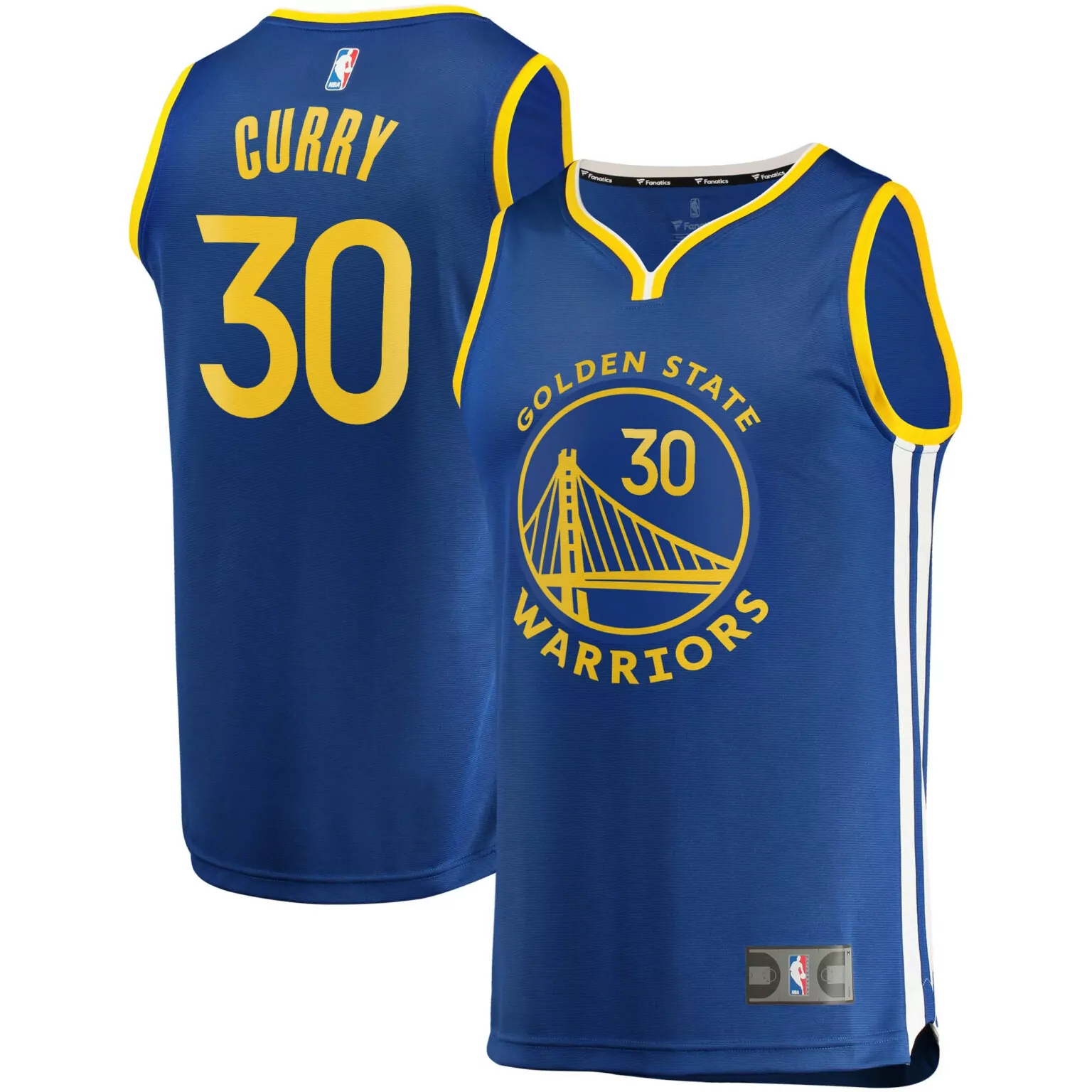 Customizable Stephen curry golden state warriors fast break player jersey royal icon edition nba 6874