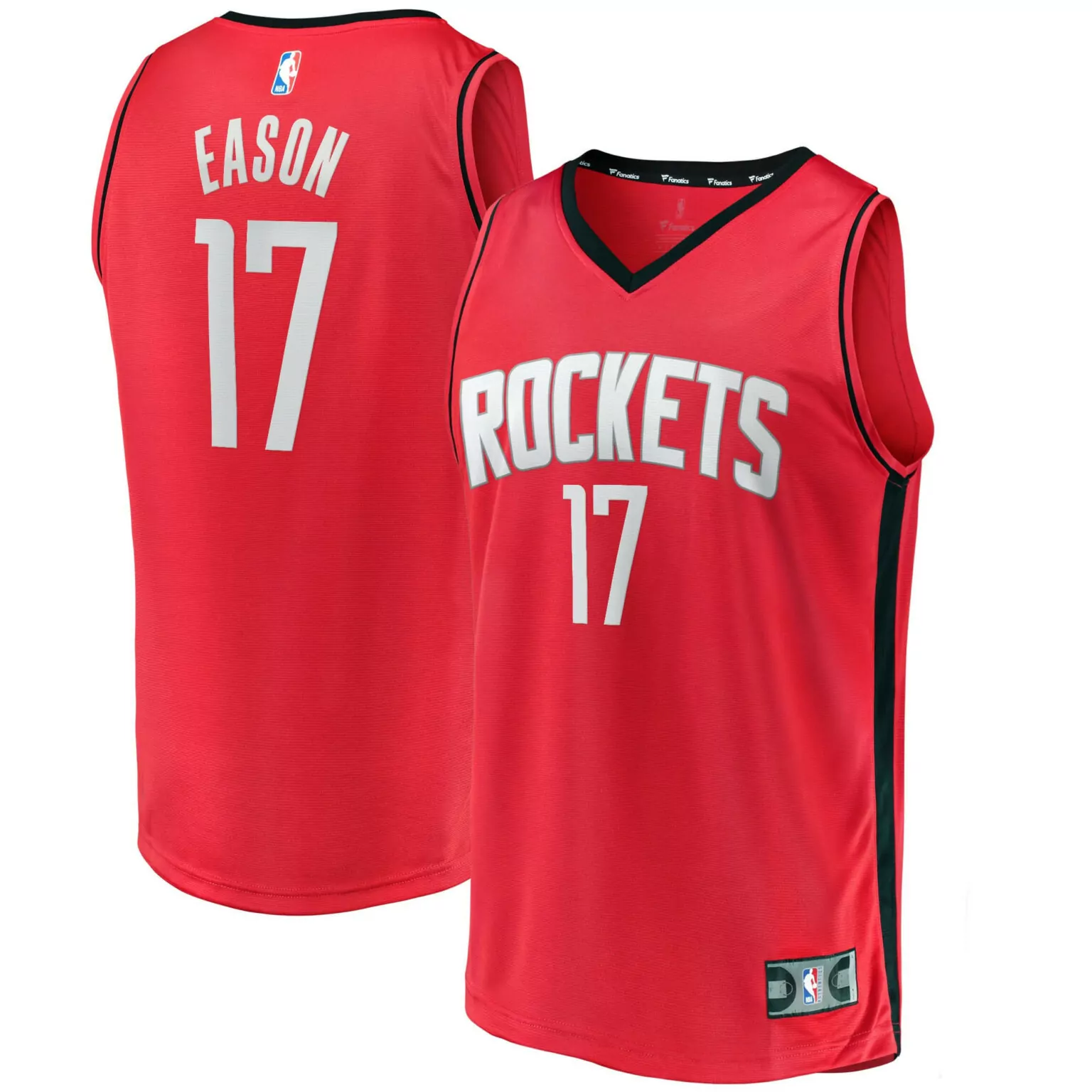 Customizable Tari eason houston rockets 2022 nba draft first round pick fast break player jersey icon edition red nba 2656