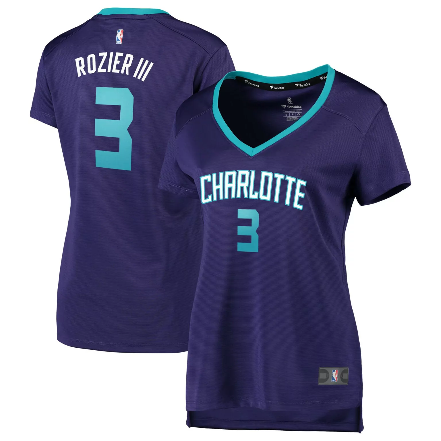 Personalized Terry rozier charlotte hornets fast break jersey purple statement edition nba 9038