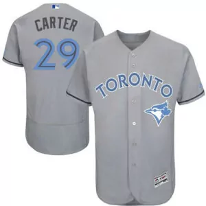 Customizable Toronto blue jays 29 joe carter grey flexbase collection 2016 fathers day stitched jersey 9122