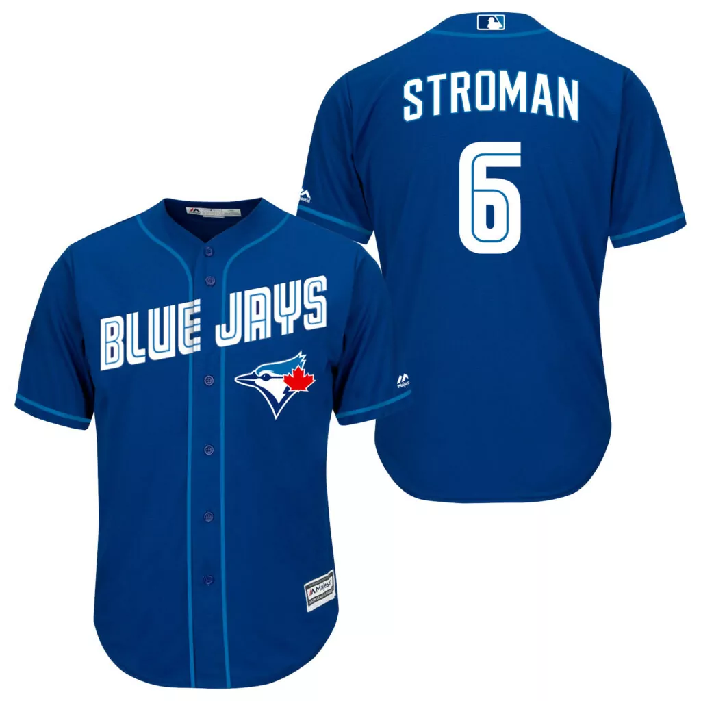 Customizable Toronto blue jays 6 marcus stroman royal blue new cool base jersey 5816