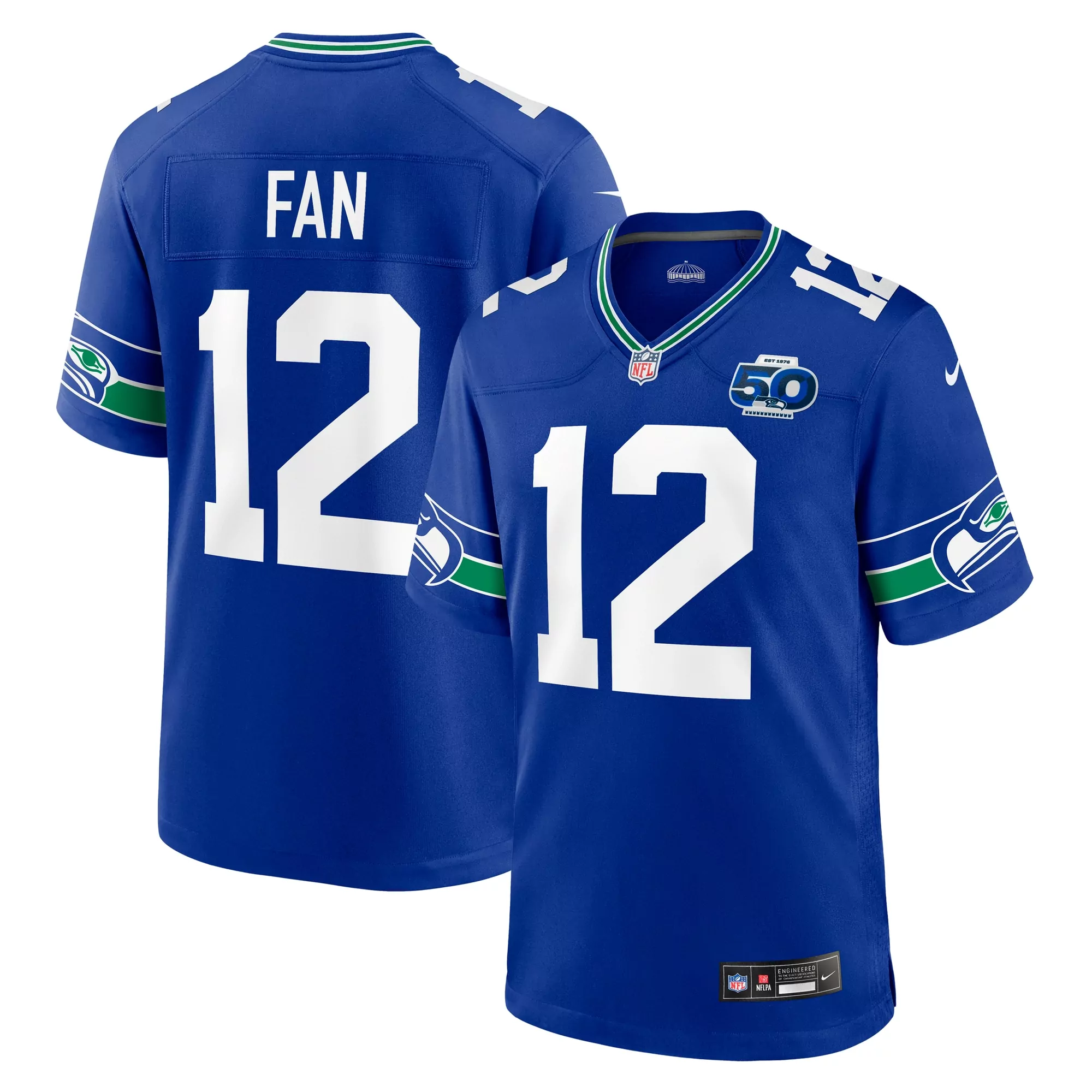 men s 12s navy seattle seahawks vapor f u s e limited jersey
