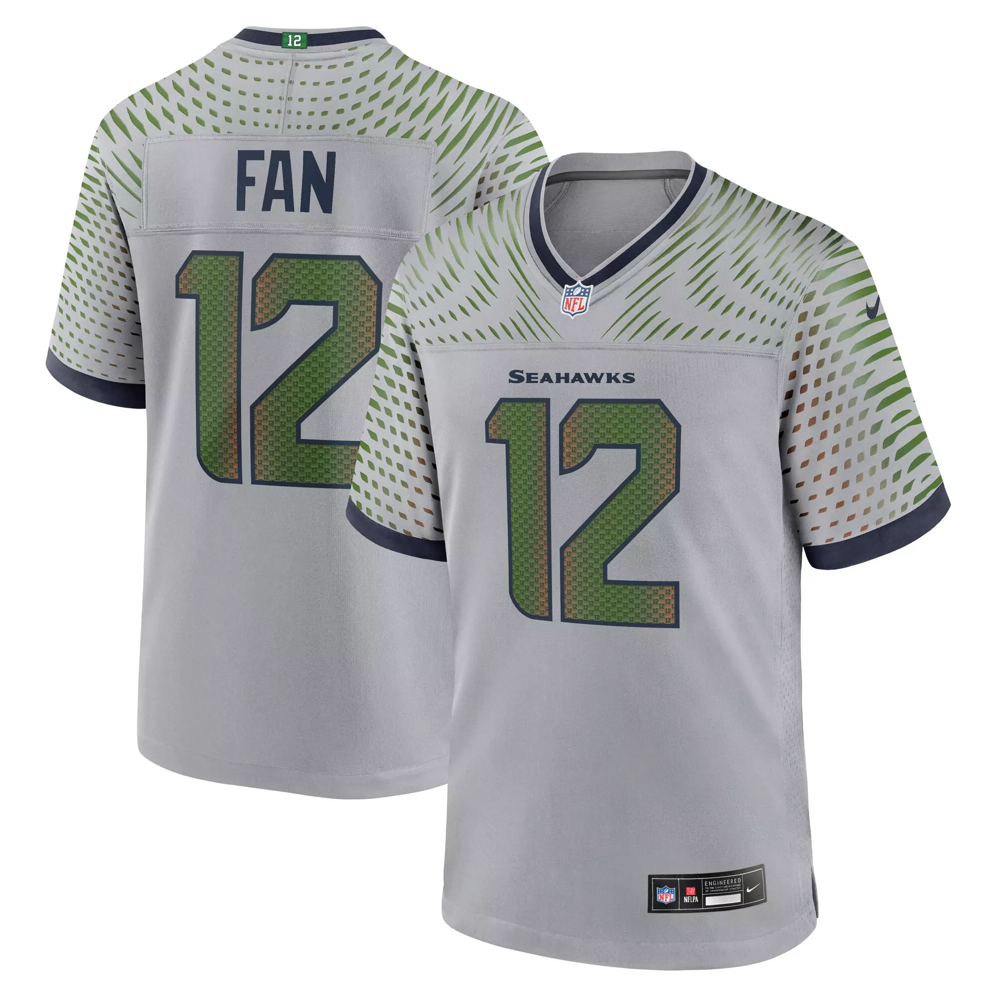 men s 12s navy seattle seahawks vapor f u s e limited jersey