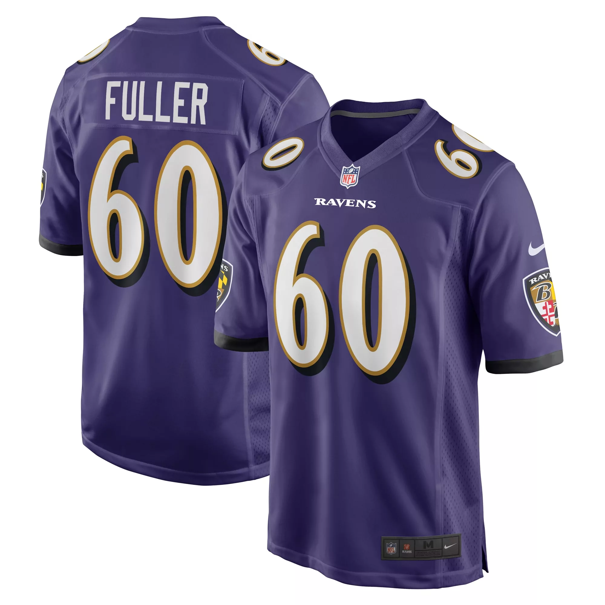 men s baltimore ravens justin tucker purple vapor f u s e limited jersey