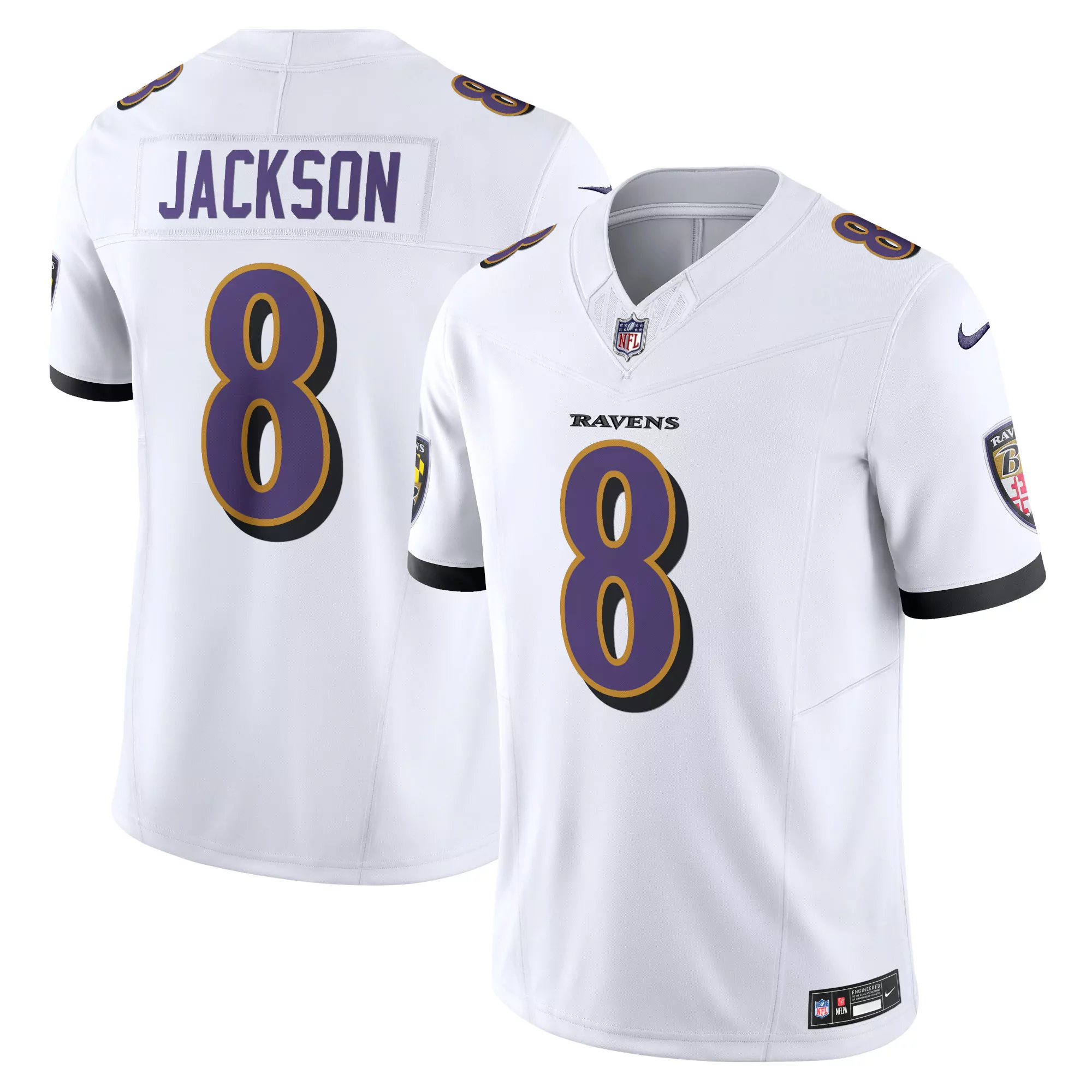 men s baltimore ravens lamar jackson purple vapor f u s e limited jersey 1