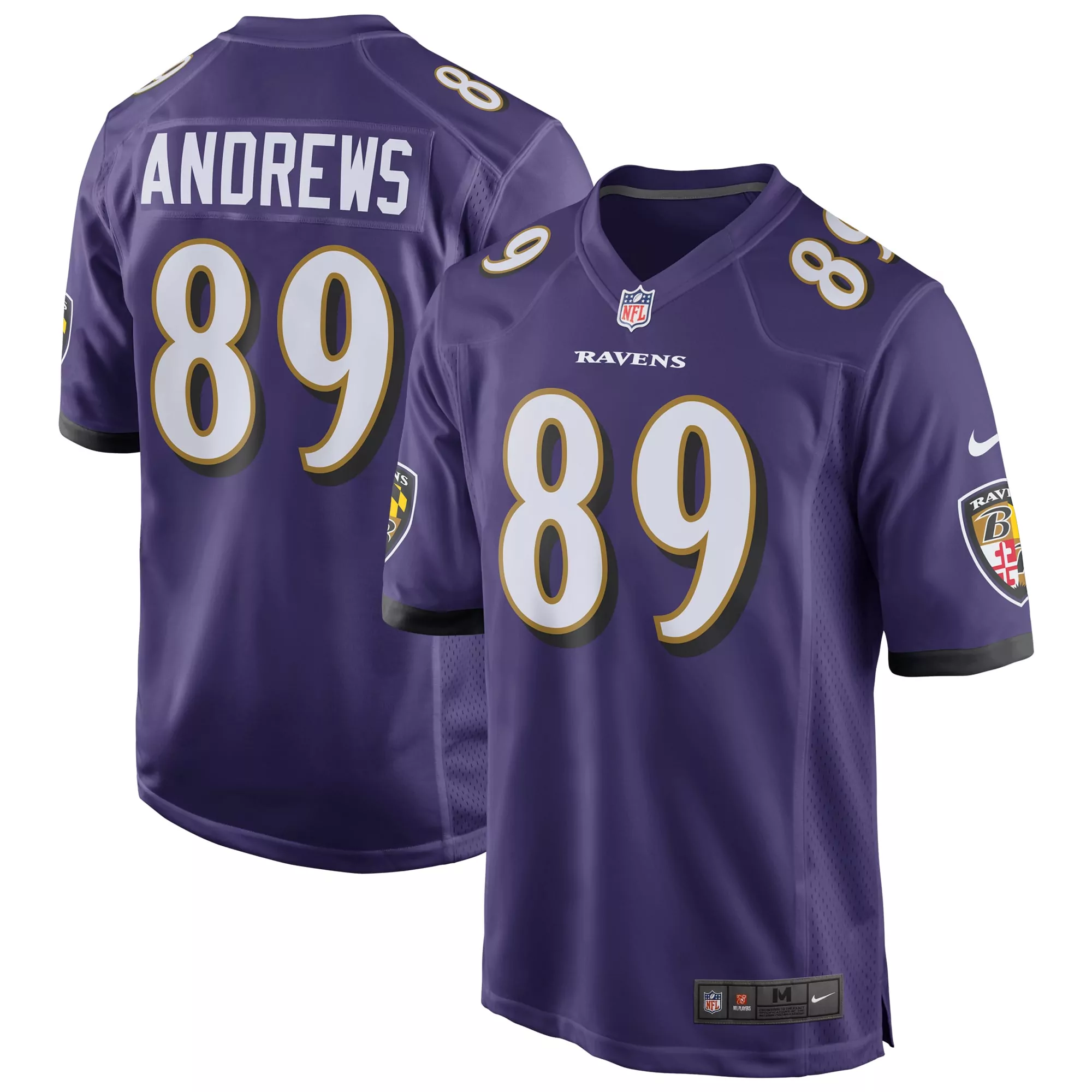 men s baltimore ravens marcus williams purple player game jersey