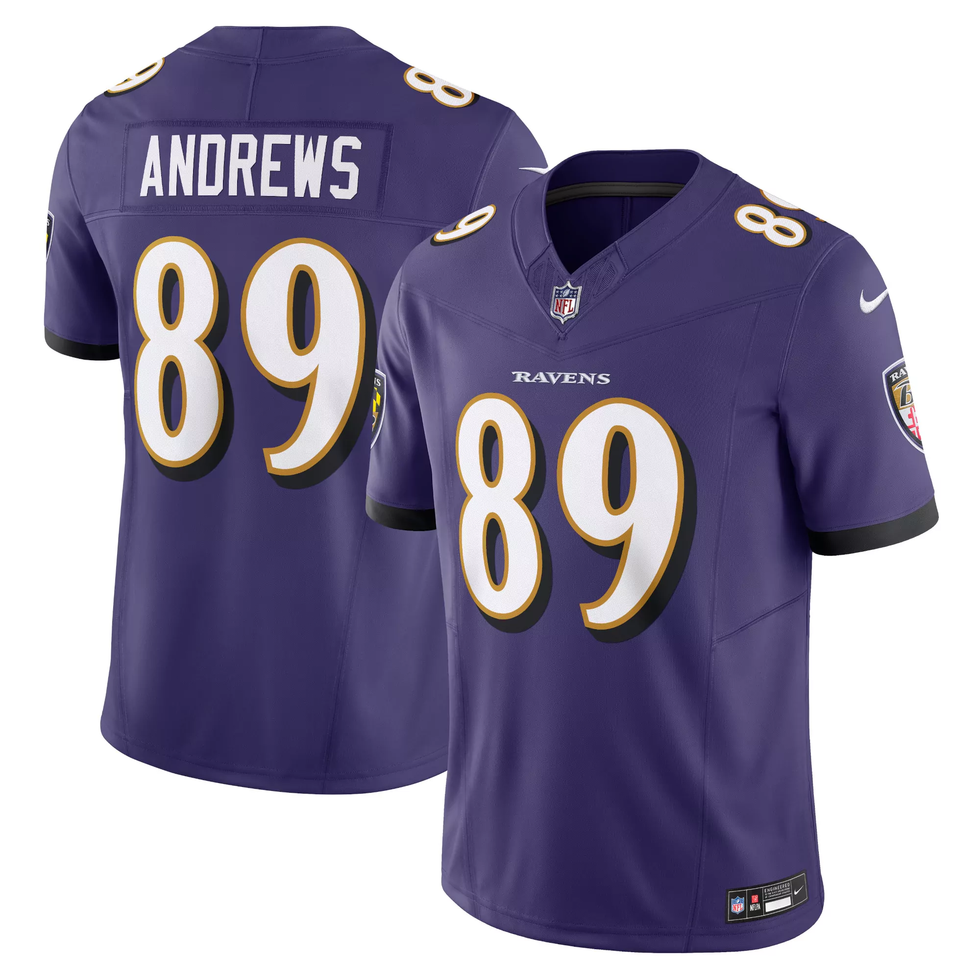 men s baltimore ravens marcus williams purple player game jersey