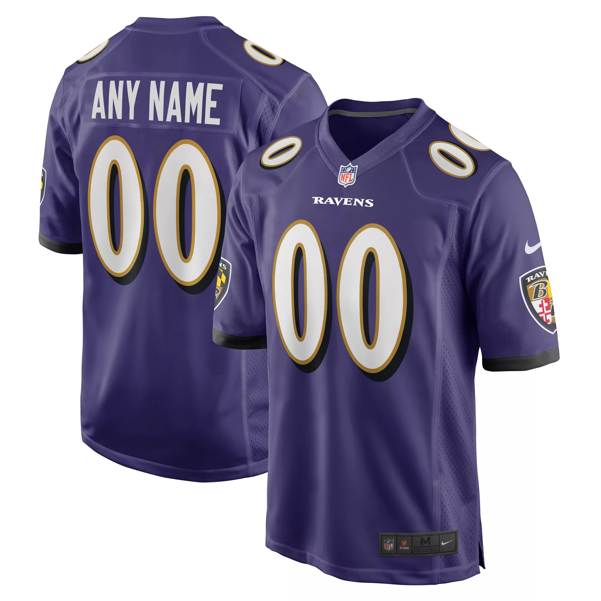 men s baltimore ravens odafe oweh purple game player jersey