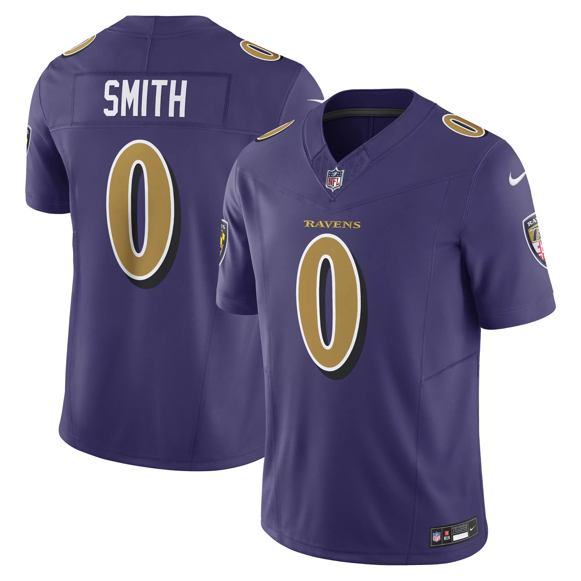 men s baltimore ravens roquan smith black alternate vapor f u s e limited jersey