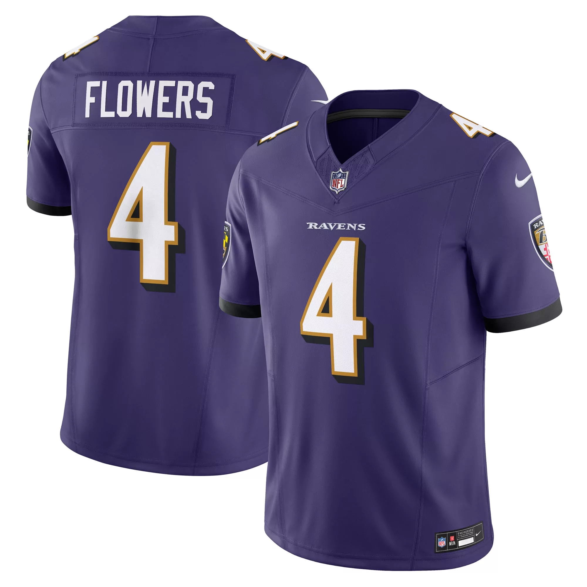 men s baltimore ravens zay flowers black alternate vapor f u s e limited jersey