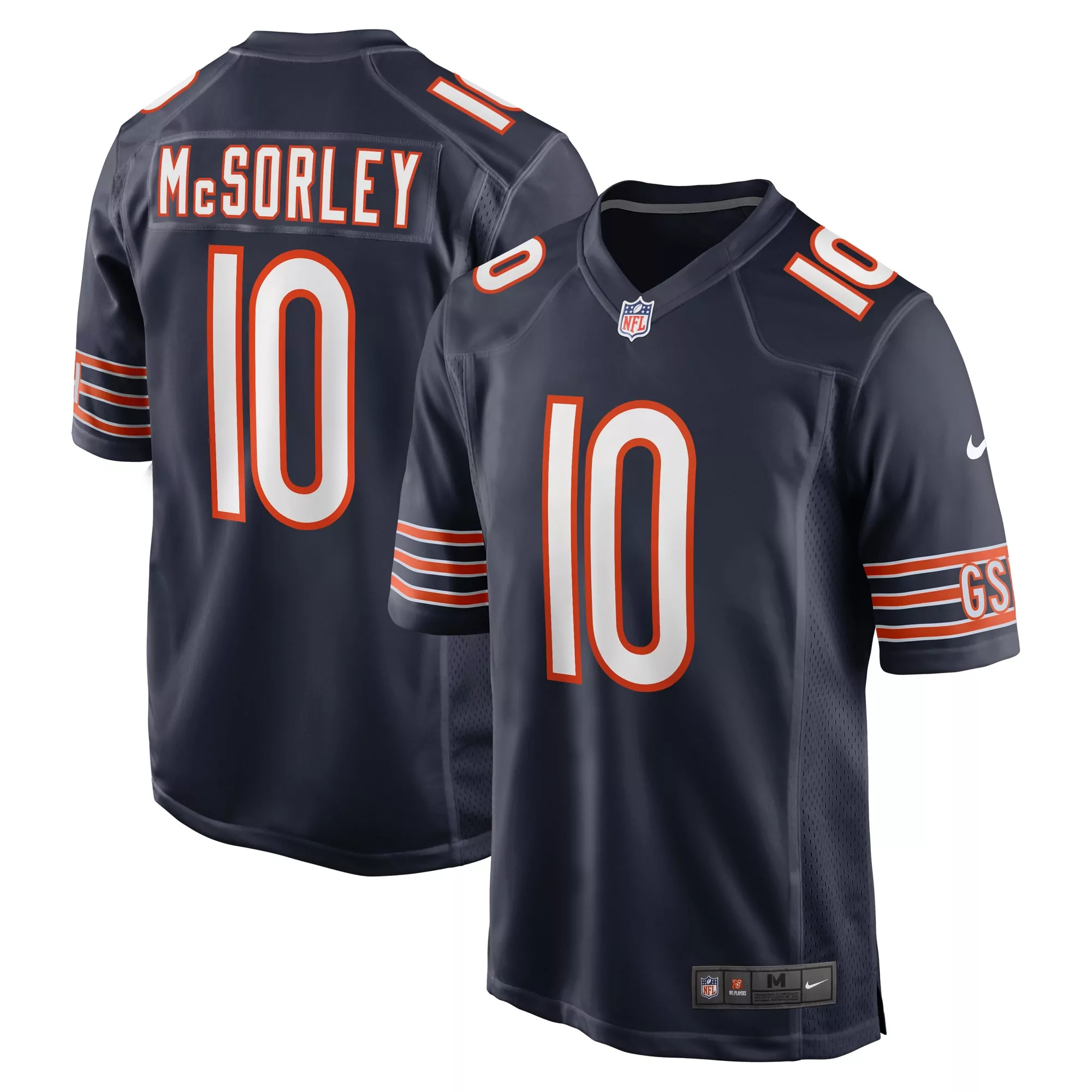 men s chicago bears theo benedet navy team game jersey