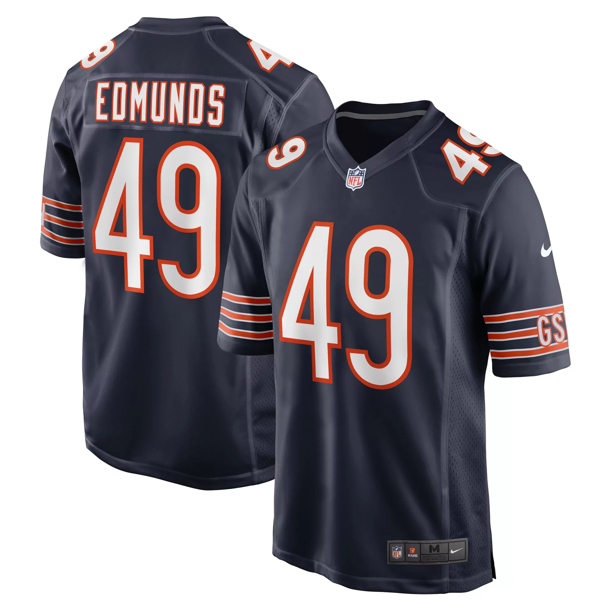men s chicago bears travis homer navy team game jersey