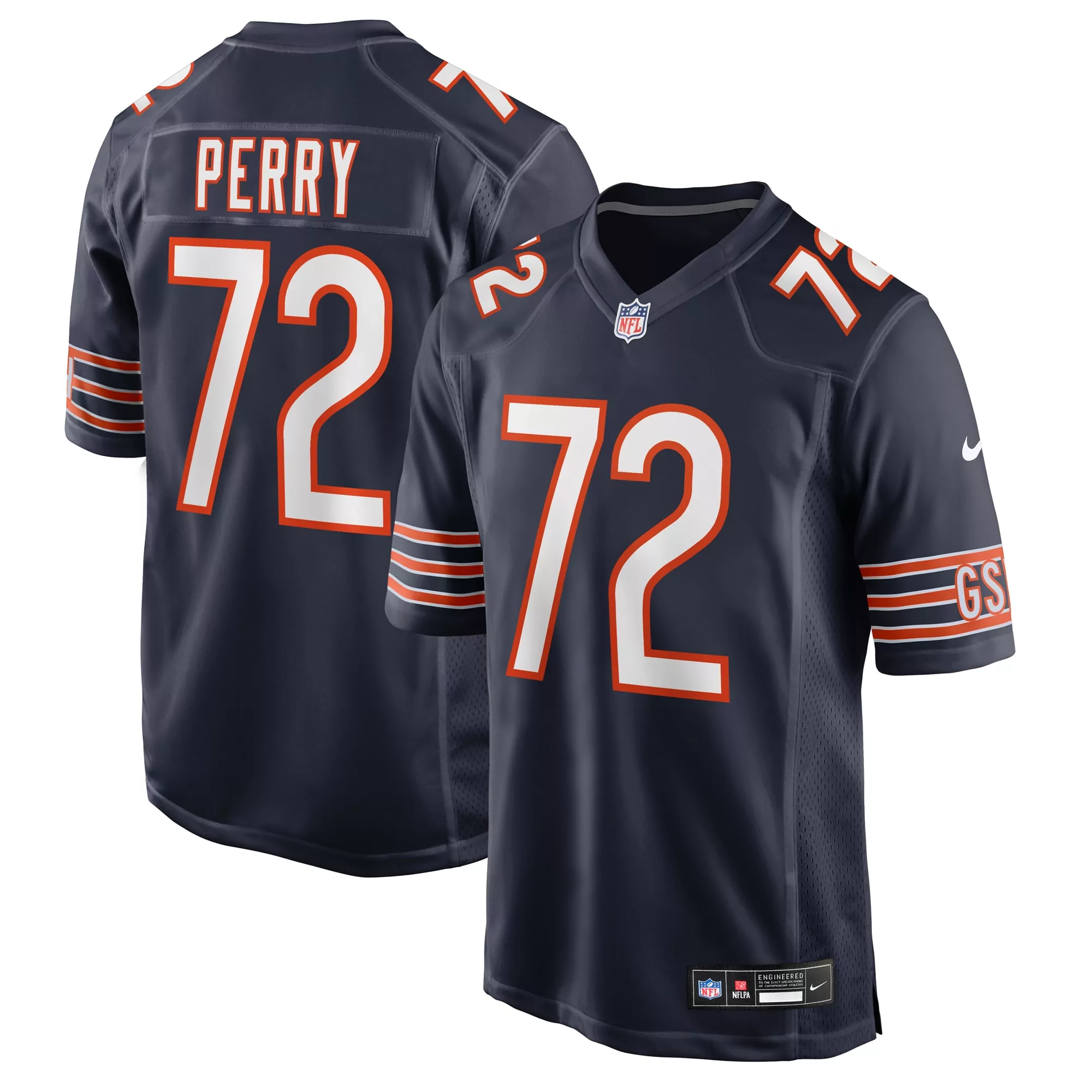 men s chicago bears walter payton navy game retired player jersey